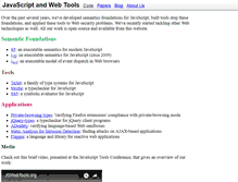 Tablet Screenshot of jswebtools.org